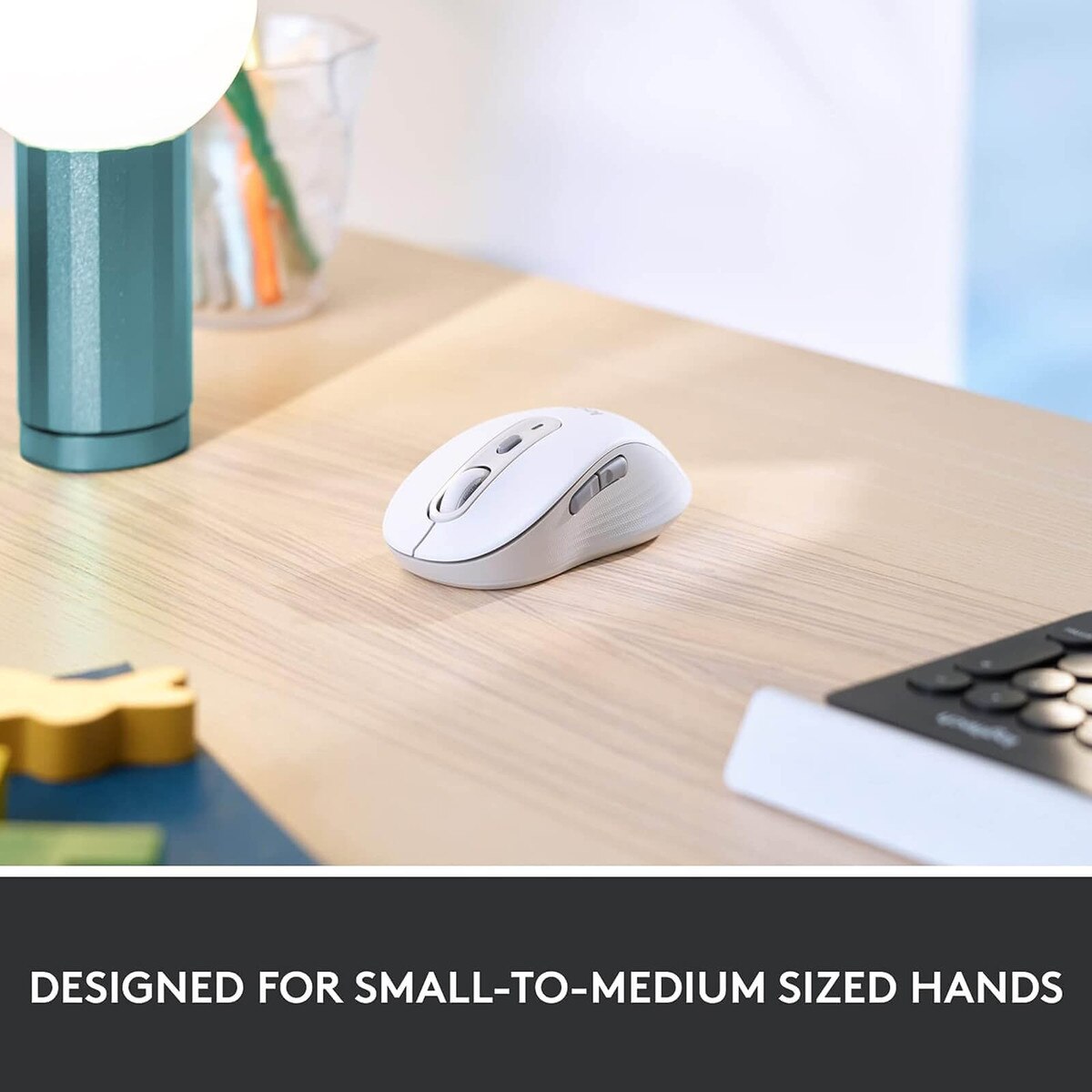Logitech Signature M650 Silent Bluetooth Mouse - White